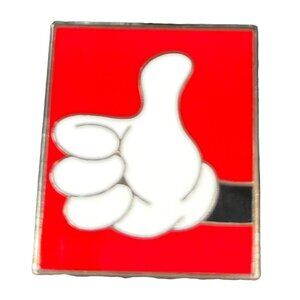 Disney Mickey Mouse Trading Pin Thumbs Up White Glove Lapel Pin Brooch Jewelry